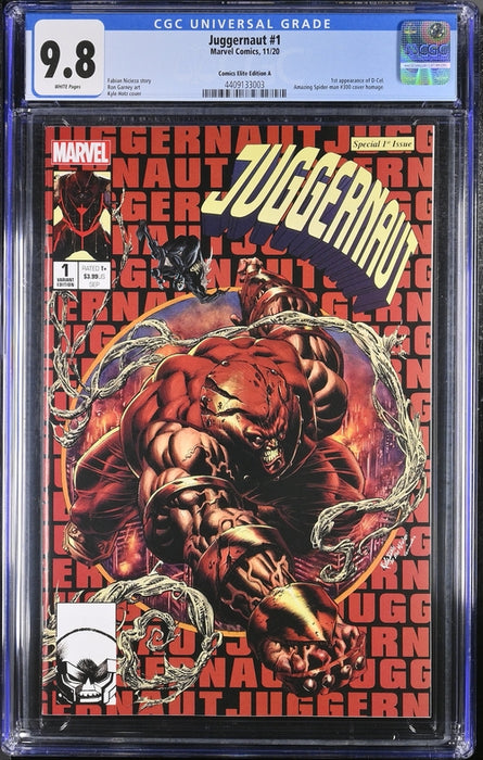 JUGGERNAUT #1Â CGC 9.8 HOTZ COVER COMICS ELITE EDITION A