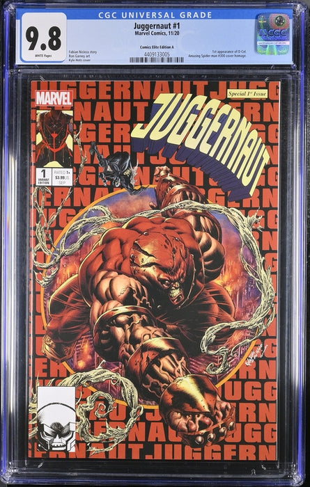 JUGGERNAUT #1Â CGC 9.8 HOTZ COVER COMICS ELITE EDITION A