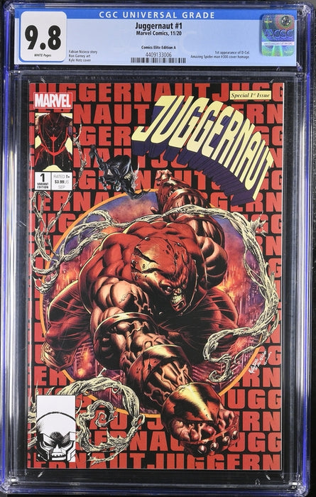 JUGGERNAUT #1Â CGC 9.8 HOTZ COVER COMICS ELITE EDITION A