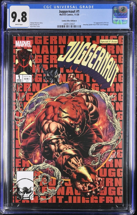 JUGGERNAUT #1Â CGC 9.8 HOTZ COVER COMICS ELITE EDITION A