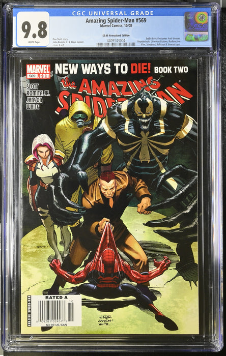 AMAZING SPIDER-MAN #569 CGC 9.8 1ST APP OF ANTI-VENOM