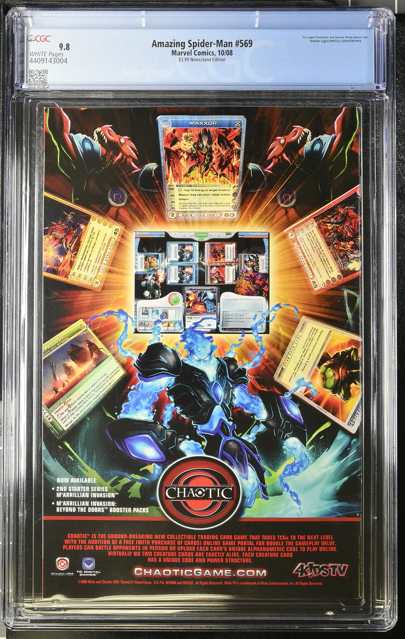AMAZING SPIDER-MAN #569 CGC 9.8 アンチヴェノム初登場