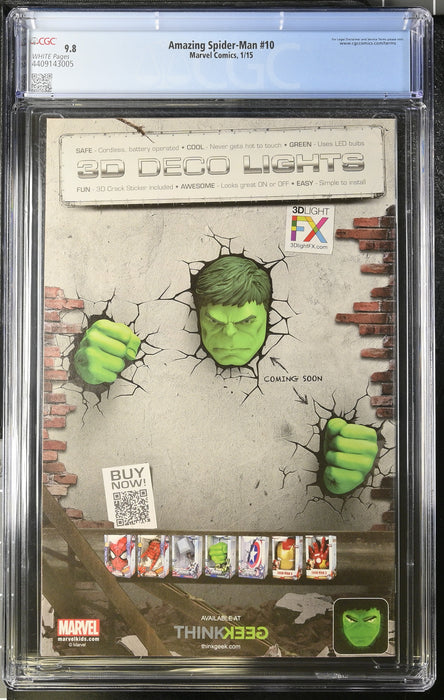 AMAZING SPIDER-MAN #10 CGC 9.8 1ST APP OF SPIDER-PUNK