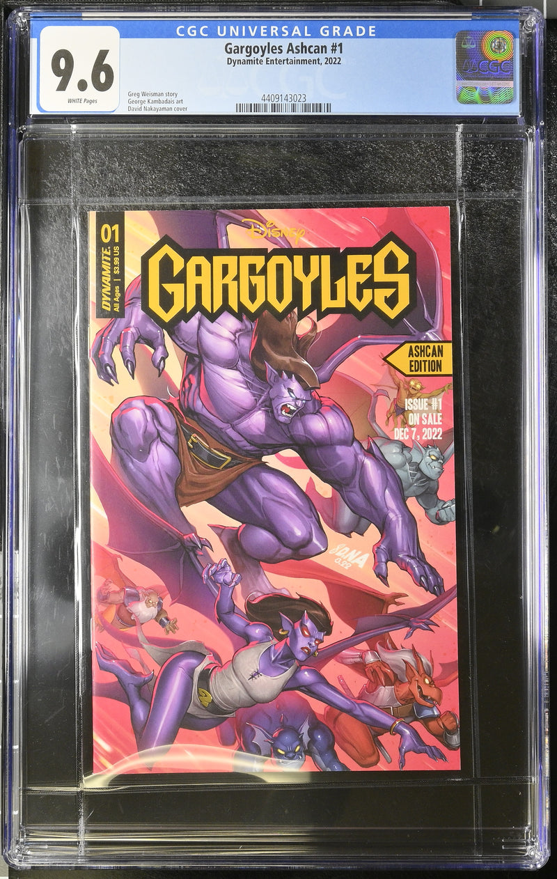 GARGOYLES ASHCAN #1 CGC 9.6 2022