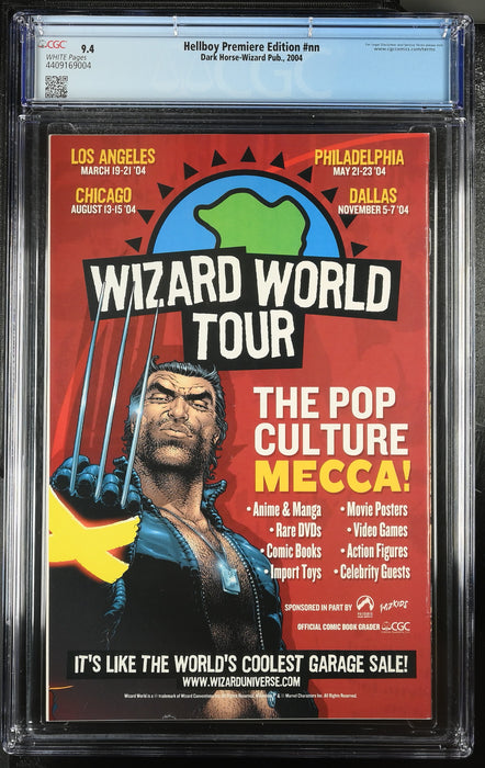 HELLBOY PREMIERE EDITION #NN 2004 WIZARD AUTHENTIC EDITION