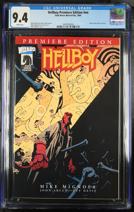 HELLBOY PREMIERE EDITION #NN 2004 WIZARD AUTHENTIC EDITION