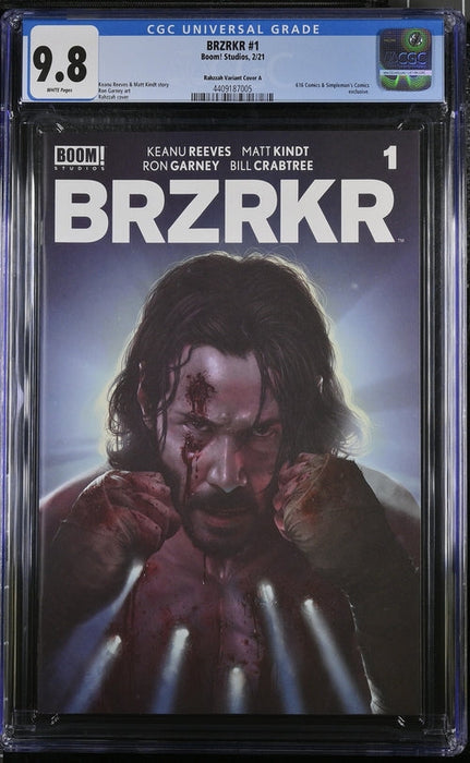 BRZRKR #1 CGC 9.8 RAHZZAH COVER A