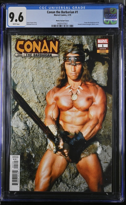 Conan the Barbarian #1 CGC 9.6 Photo Variant Cover 2019