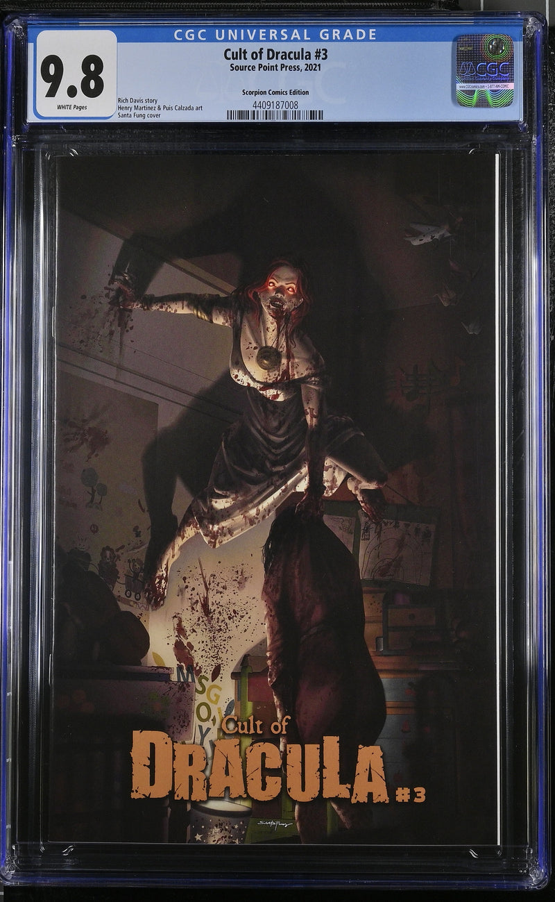 CULT OF DRACULA #3 CGC 9.8 SCORPION SANTA FUNG TRADE