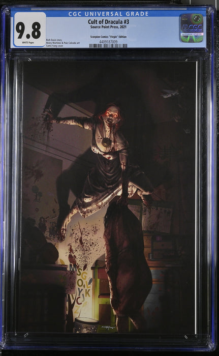 CULT OF DRACULA #3 CGC 9.8 SCORPION SANTA FUNG VIRGIN