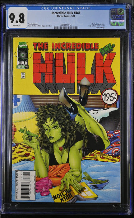 INCREDIBLE HULK #441 CGC 9.8 PULP FICTION MOVIE POSTER HOMAGE