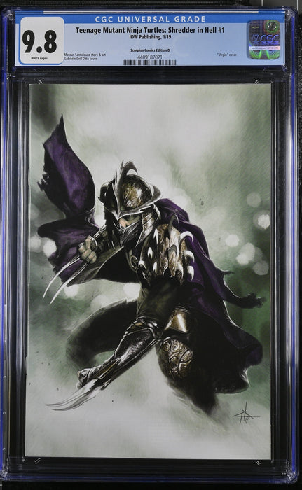 TMNT SHREDDER IN HELL #1 CGC 9.8 SCORPION COMICS VIRGIN