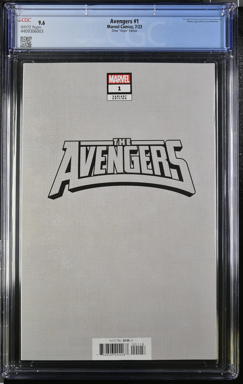 アベンジャーズ #1 CGC 9.6 デリック・チュー スカーレット・ウィッチ ヴァージン 1:50 比率