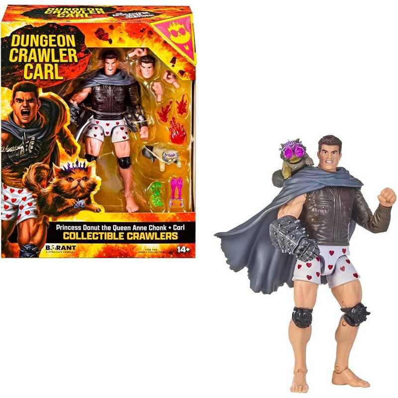 Carl & Donut Dungeon Crawler Carl Playmate Action Figures