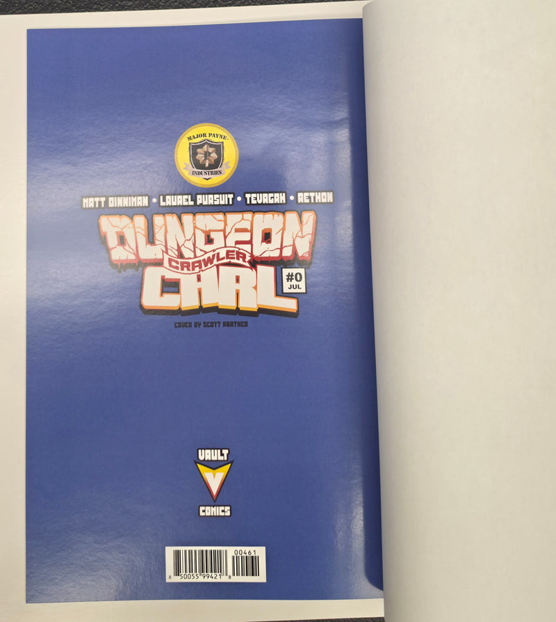 DUNGEON CRAWLER CARL SPECIAL EDITION #0 AKIRA HOMAGE BLANK VIRGIN ARTIST COVER