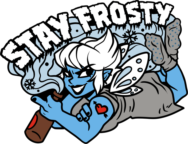 Dungeon Crawler Carl: Stay Frosty Enamel Pin