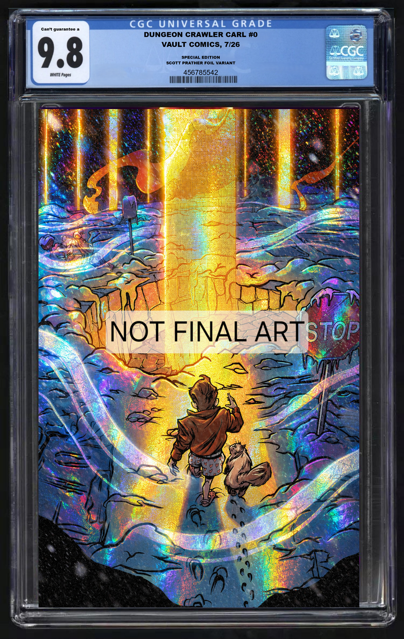 PRE-ORDER DUNGEON CRAWLER CARL #0 FOIL COVER EXCLUSIVE BY SCOTT PRATHER