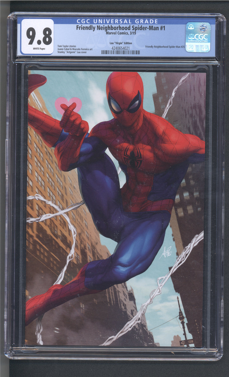 フレンドリー・ネイバーフッド・スパイダーマン #1 CGC 9.8 アートガーム ヴァージン