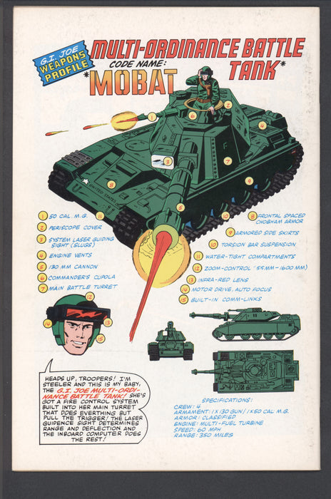 GI JOE G.I. Joe A Real American Hero (Marvel) #1 A 1982