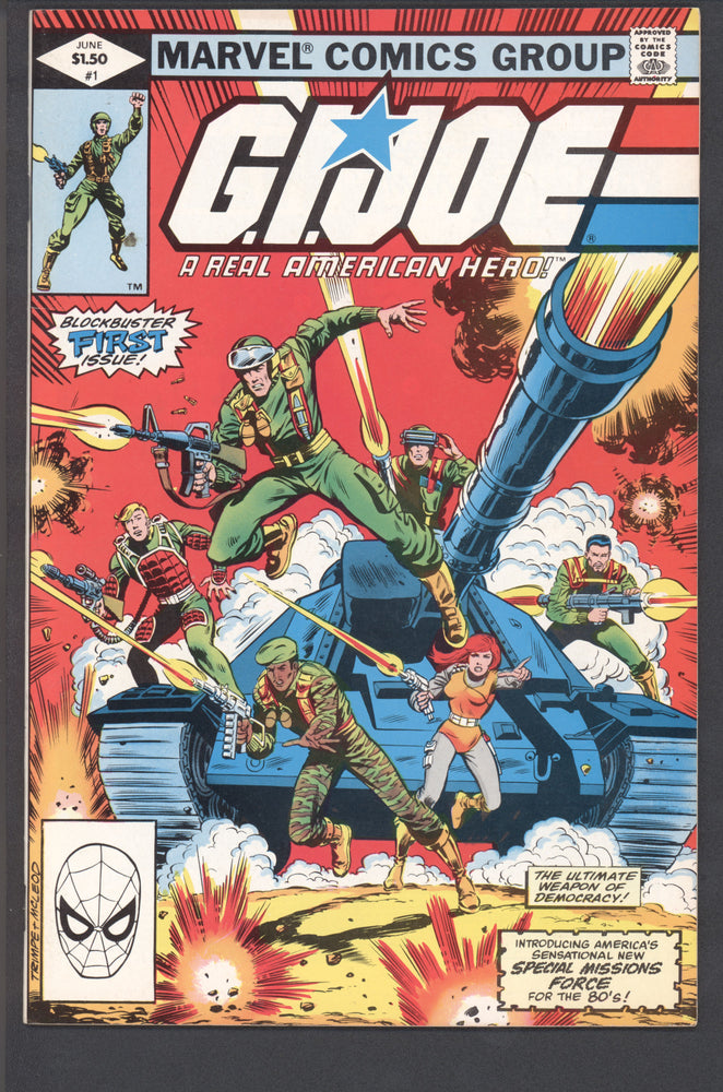 GI JOE G.I. Joe A Real American Hero (Marvel) #1 A 1982