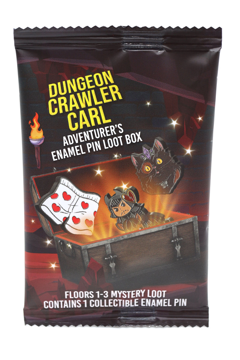 Dungeon Crawler Carl Adventurer's Pin Loot Box: Floors 1-3 (12 Count Box)
