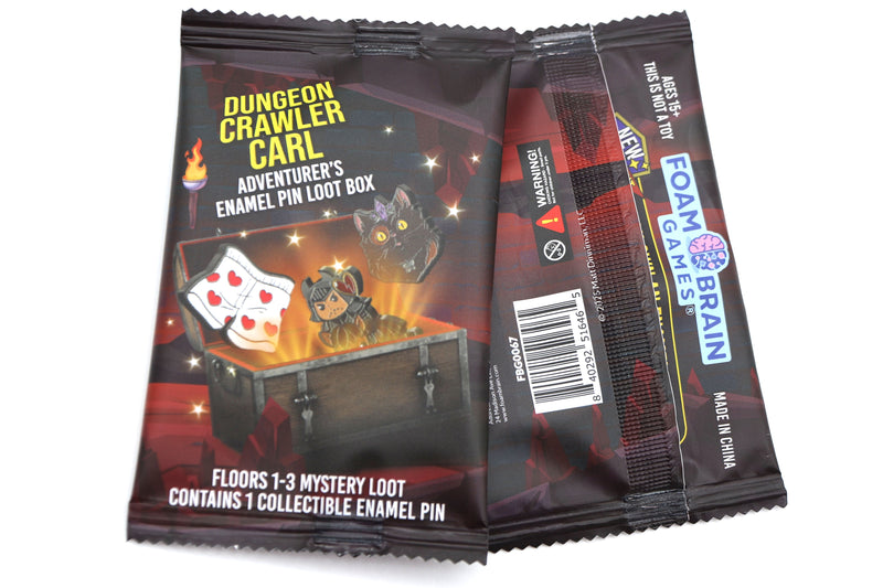 Dungeon Crawler Carl Adventurer's Pin Loot Box: Floors 1-3 (12 Count Box)