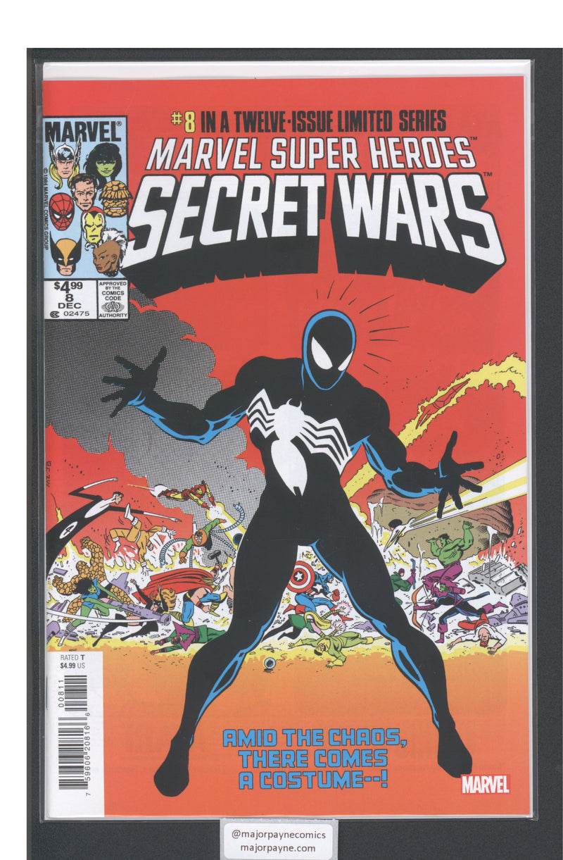 MARVEL SUPER HEROES SECRET WARS #8 FACSIMILIE COVER 2024