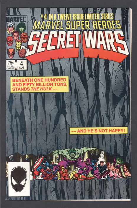 MARVEL SUPER HEROES SECRET WARS #4 CGC 9.4