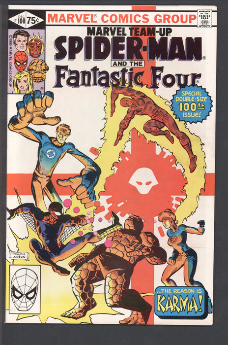 Marvel Team Up #100 Spider-Man and the Fantastic Four 1980