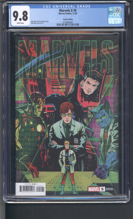 MARVELS X #5 CGC 9.8 Well-Bee cover & art