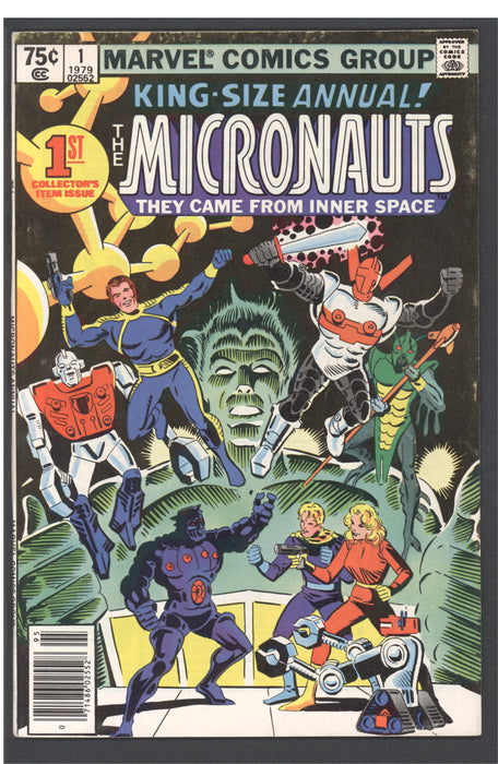 MICRONAUT #1 VOL. 1 KING SIZE ANNUAL 1979 NEWSSTAND EDITION
