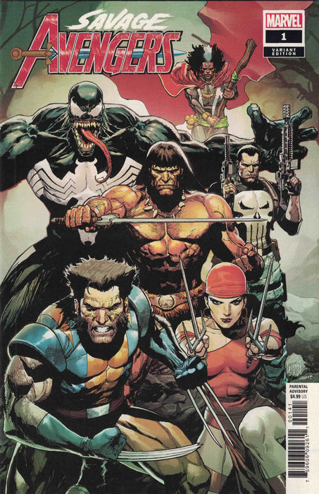 Savage Avengers #1 1:50 Leinil Francis Yu Variant Mike Deodato Marvel 2019