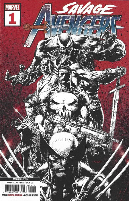 Savage Avengers #1 Cover J 2nd Ptg Variant Mike Deodato Cover