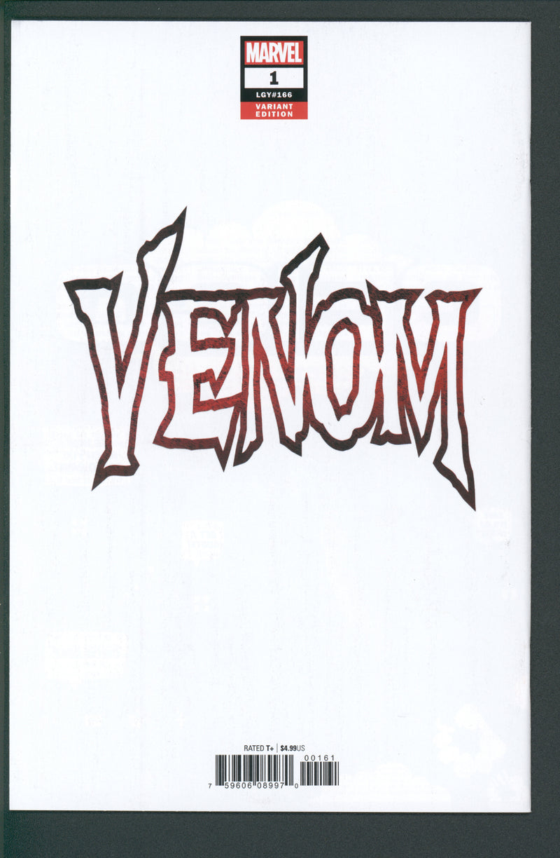 VENOM #1 RYAN STEGMAN VIRGIN 1:100 RATIO 2018