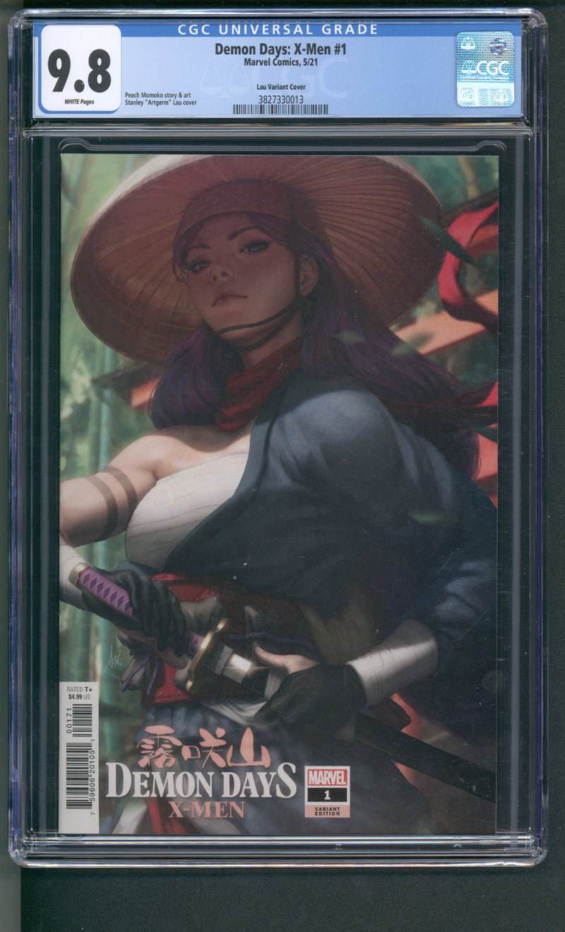 DEMON DAYS X-MEN #1 CGC 9.8 ARTGERM COVER