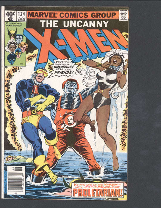 UNCANNY X-MEN #124 MARVEL 1979 NEWSSTAND EDITION