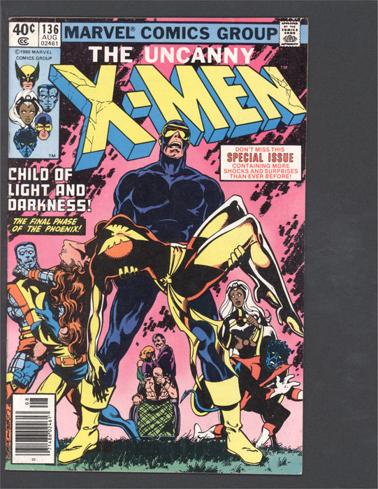 UNCANNY X-MEN #136 MARVEL COMICS 1980 2 OF 2