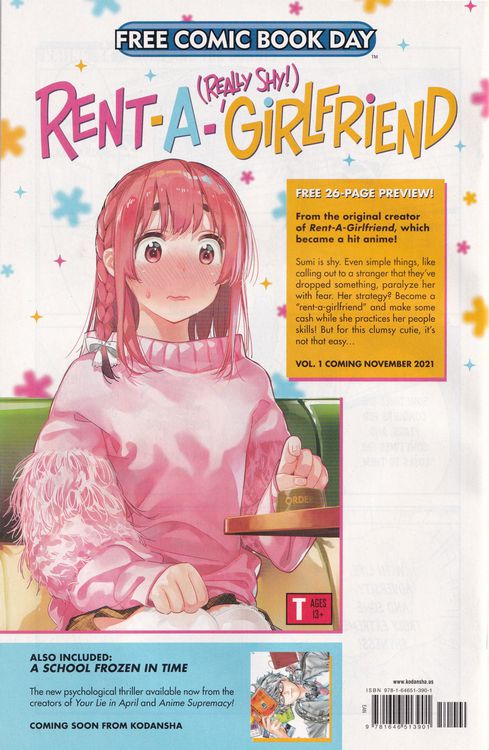 RENT A REALLY SHY GIRLFRIEND PREVIEW FREE COMIC BOOK DAY 2021