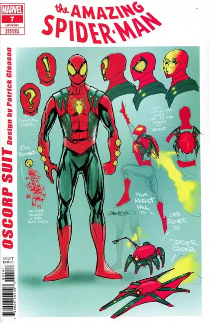AMAZING SPIDER-MAN #7 GLEASON DESIGN VARIANT