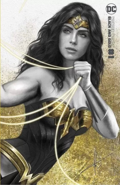 Wonder Woman Black & Gold Carla Cohen Minimal Trade Dress NM