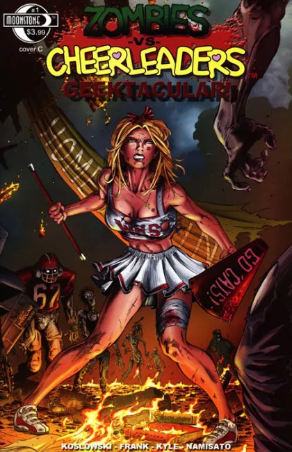 Zombies vs. Cheerleaders Geektacular #1 Jason Metcalf Cover