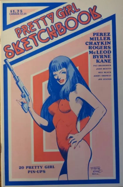 PRETTY GIRL SKETCHBOOK #NN 1981