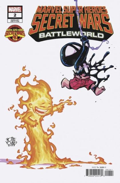 Marvel Super Heroes Secret Wars Battleworld #2 Skottie Young Variant 2023