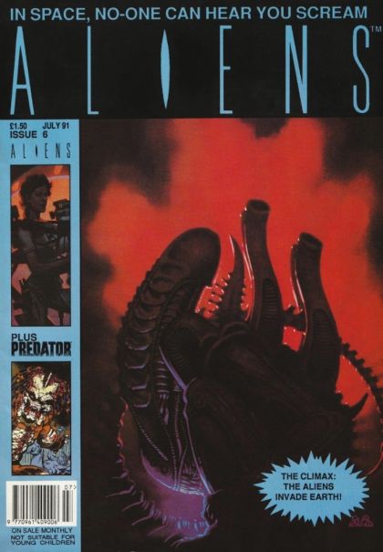 ALIENS #6 1991 UK Trident Comics
