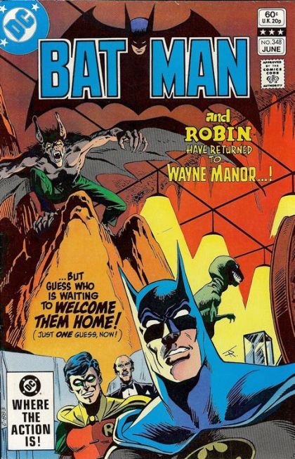 BATMAN #348 DIRECT EDITION 1982