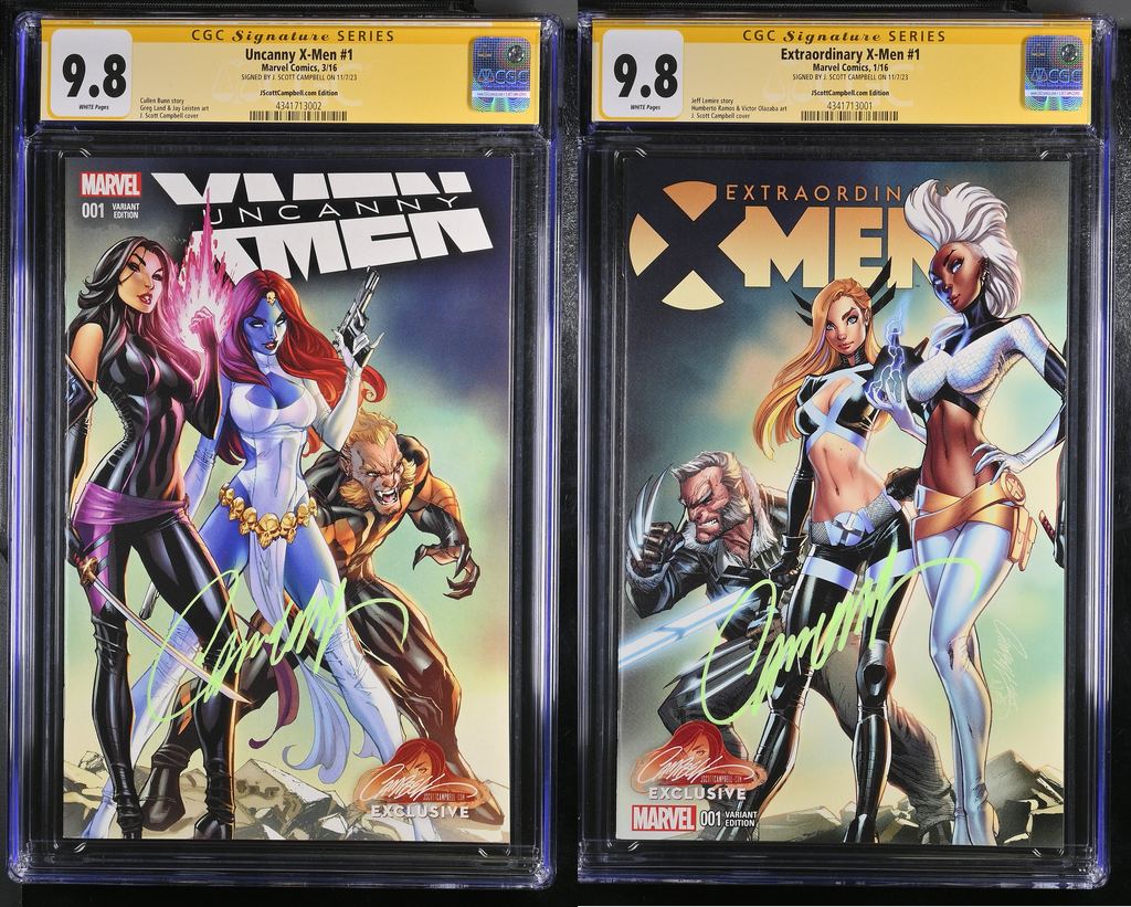 新規出店 Uncanny X-men #1 J.S.Campbell表紙 アメコミリーフ | flora