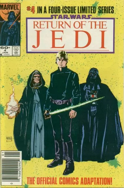 STAR WARS RETURN OF THE JEDI #4 NEWSSTAND EDITION 1983