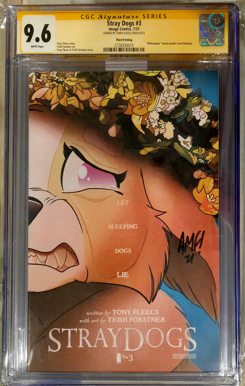 STRAY DOGS #3 CGC SS 9.6 第3版 Tony Fleecs氏サイン入り