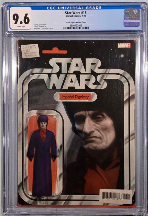 STAR WARS #13 CGC 9.6 ACTION FIGURE VARIANT