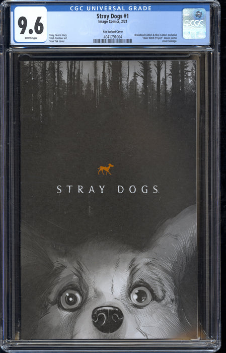 STRAY DOGS #1 CGC 9.6 YAK BLAIR WITCH